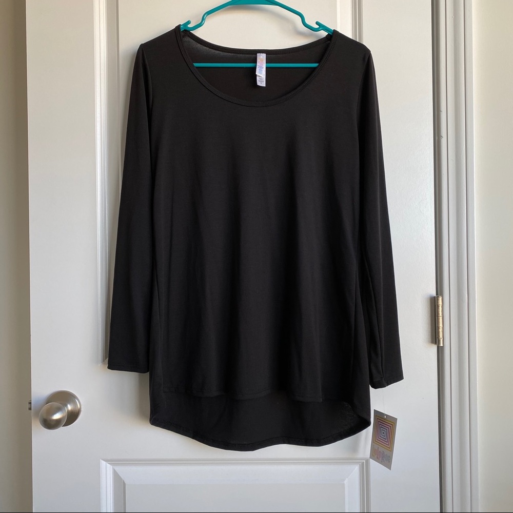 NWT Lularoe Black Lynae Long Sleeve